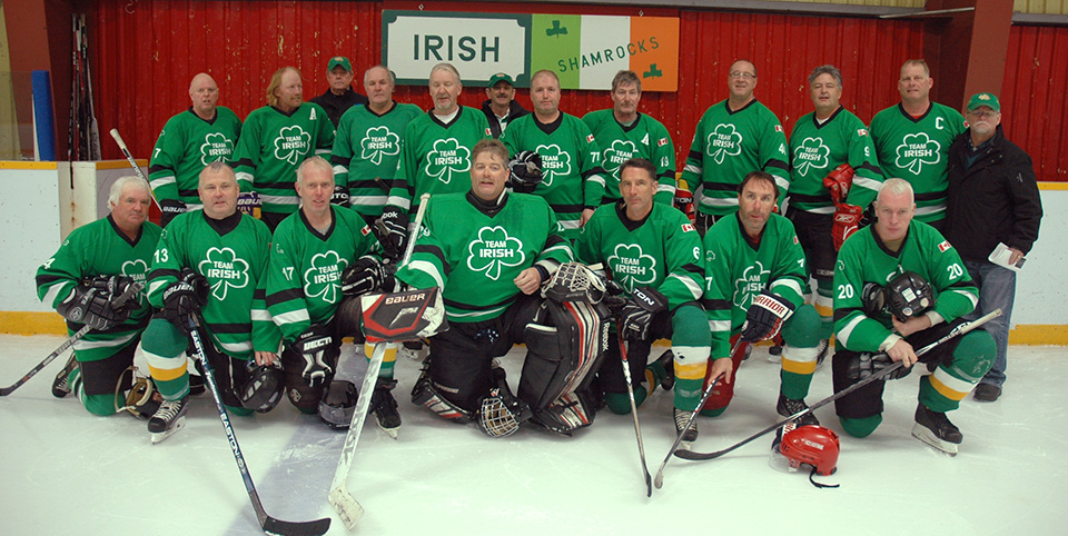45-plus Division Shamrocks team photo